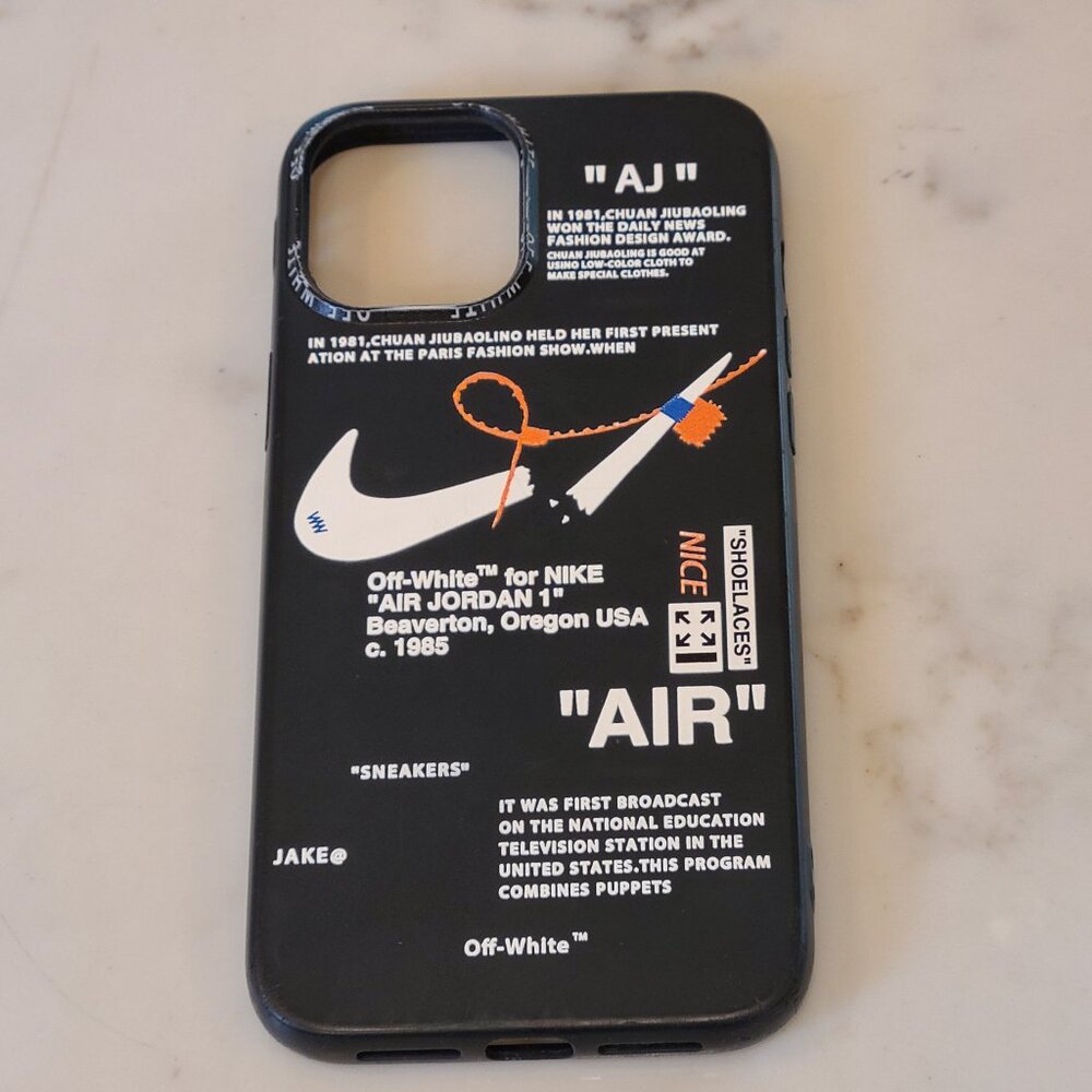 Nike Air Off-White Iphone 11 Pro Phone Case Black